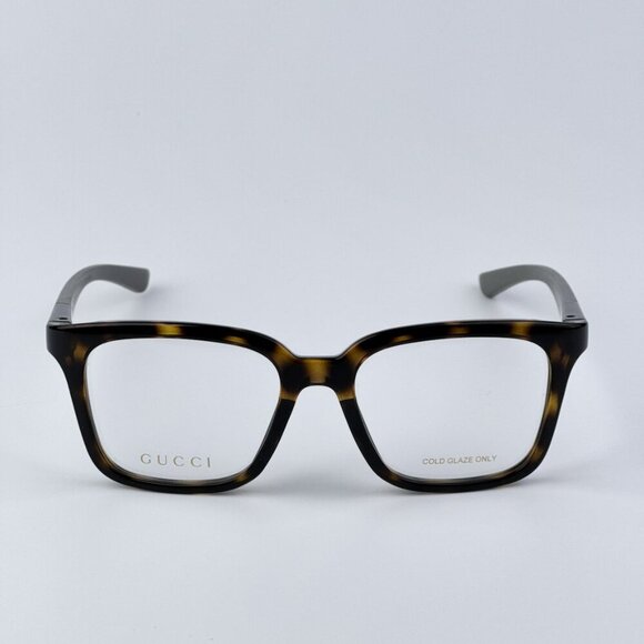 Gucci GG1738O 002 BRAND NEW Eyeglasses Havana Grey Unisex Square - Picture 1 of 10